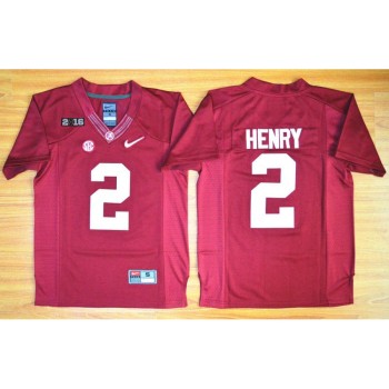 Crimson Tide #2 Derrick Henry Red 2016 National Championship Stitched Youth NCAA Jersey Crimson Tide #2 Derrick Henry Red 2016 National Championship Stitched Youth NCAA Jersey