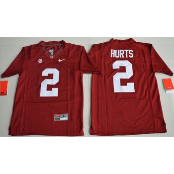 Crimson Tide #2 Jalen Hurts Red Limited Stitched Youth NCAA Jersey Crimson Tide #2 Jalen Hurts Red Limited Stitched Youth NCAA Jersey
