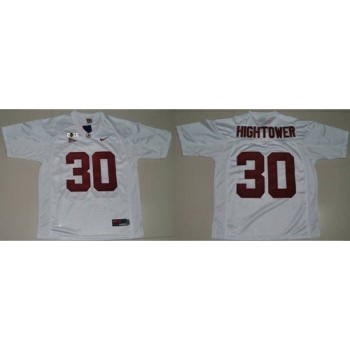 Crimson Tide #30 Donot Hightower White 2016 College Football Playoff National Championship Patch Stitched NCAA Jersey Crimson Tide #30 Donot Hightower White 2016 College Football Playoff National Championship Patch Stitched NCAA Jersey