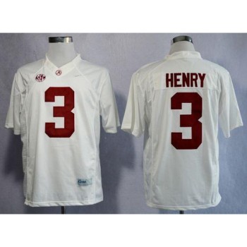 Crimson Tide #3 Derrick Henry White Limited Stitched NCAA Jersey Crimson Tide #3 Derrick Henry White Limited Stitched NCAA Jersey
