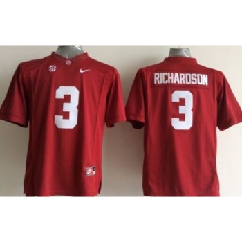 Crimson Tide #3 Trent Richardson Red Stitched Youth NCAA Jersey Crimson Tide #3 Trent Richardson Red Stitched Youth NCAA Jersey