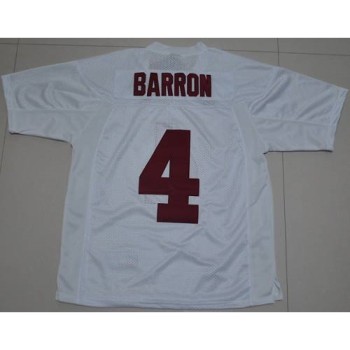 Crimson Tide #4 Mark Barron White Stitched NCAA Jersey Crimson Tide #4 Mark Barron White Stitched NCAA Jersey