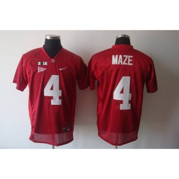 Crimson Tide #4 Marquis Maze Red 2016 College Football Playoff National Championship Patch Stitched NCAA Jersey Crimson Tide #4 Marquis Maze Red 2016 College Football Playoff National Championship Patch Stitched NCAA Jersey