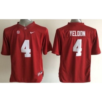 Crimson Tide #4 T.J Yeldon Red Stitched Youth NCAA Jersey Crimson Tide #4 T.J Yeldon Red Stitched Youth NCAA Jersey