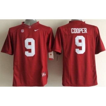 Crimson Tide #9 Amari Cooper Red SEC Patch Stitched Youth NCAA Jersey Crimson Tide #9 Amari Cooper Red SEC Patch Stitched Youth NCAA Jersey