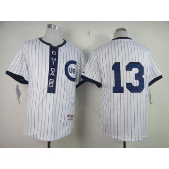 Cubs #13 Starlin Castro White 1909 Turn Back The Clock Stitched MLB Jersey Cubs #13 Starlin Castro White 1909 Turn Back The Clock Stitched MLB Jersey