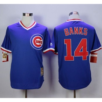 Cubs #14 Ernie Banks Blue Cooperstown Stitched MLB Jersey Cubs #14 Ernie Banks Blue Cooperstown Stitched MLB Jersey