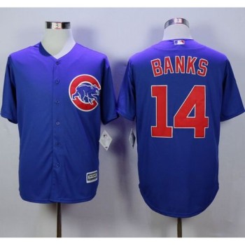 Cubs #14 Ernie Banks Blue New Cool Base Stitched MLB Jersey Cubs #14 Ernie Banks Blue New Cool Base Stitched MLB Jersey