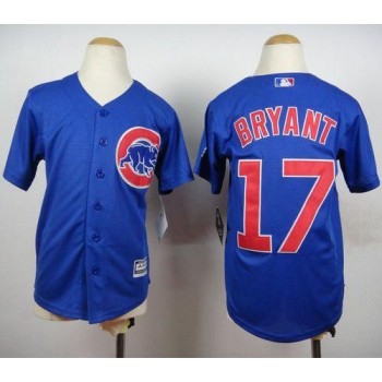 Cubs #17 Kris Bryant Blue New Cool Base Stitched Youth MLB Jersey Cubs #17 Kris Bryant Blue New Cool Base Stitched Youth MLB Jersey