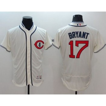 Cubs #17 Kris Bryant Cream Flexbase Authentic Collection 1929 Turn Back The Clock Stitched MLB Jersey Cubs #17 Kris Bryant Cream Flexbase Authentic Collection 1929 Turn Back The Clock Stitched MLB Jersey