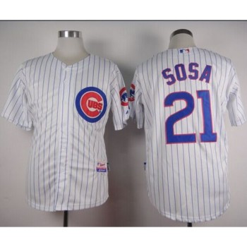 Cubs #21 Sammy Sosa White Home Cool Base Stitched MLB Jersey Cubs #21 Sammy Sosa White Home Cool Base Stitched MLB Jersey