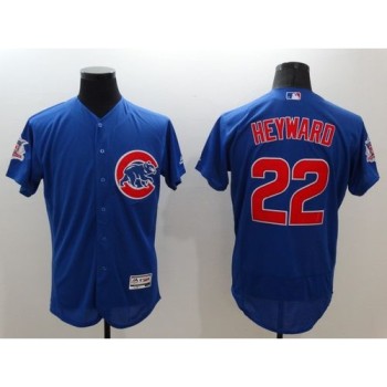 Cubs #22 Jason Heyward Blue Flexbase Authentic Collection Stitched MLB Jersey Cubs #22 Jason Heyward Blue Flexbase Authentic Collection Stitched MLB Jersey