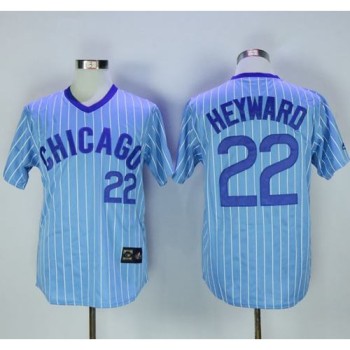 Cubs #22 Jason Heyward Blue(White Strip) Cooperstown Throwback Stitched MLB Jersey Cubs #22 Jason Heyward Blue(White Strip) Cooperstown Throwback Stitched MLB Jersey