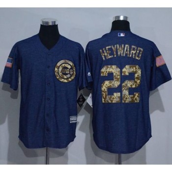 Cubs #22 Jason Heyward Denim Blue Salute to Service Stitched MLB Jersey Cubs #22 Jason Heyward Denim Blue Salute to Service Stitched MLB Jersey
