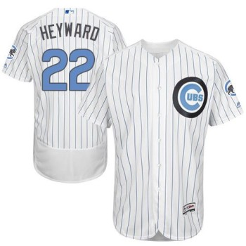 Cubs #22 Jason Heyward White(Blue Strip) Flexbase Authentic Collection 2016 Father's Day Stitched MLB Jersey Cubs #22 Jason Heyward White(Blue Strip) Flexbase Authentic Collection 2016 Father's Day Stitched MLB Jersey