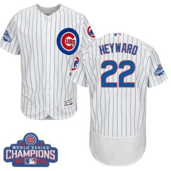 Cubs #22 Jason Heyward White Flexbase Authentic Collection 2016 World Series Champions Stitched MLB Jersey Cubs #22 Jason Heyward White Flexbase Authentic Collection 2016 World Series Champions Stitched MLB Jersey