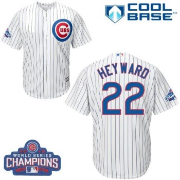 Cubs #22 Jason Heyward White Home 2016 World Series Champions Stitched Youth MLB Jersey Cubs #22 Jason Heyward White Home 2016 World Series Champions Stitched Youth MLB Jersey