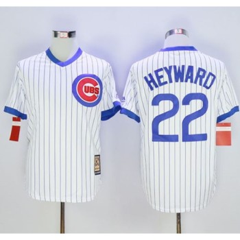 Cubs #22 Jason Heyward White Strip Home Cooperstown Stitched MLB Jersey Cubs #22 Jason Heyward White Strip Home Cooperstown Stitched MLB Jersey