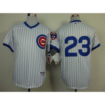 Cubs #23 Ryne Sandberg White 1988 Turn Back The Clock Stitched MLB Jersey Cubs #23 Ryne Sandberg White 1988 Turn Back The Clock Stitched MLB Jersey