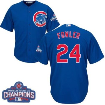 Cubs #24 Dexter Fowler Blue Alternate 2016 World Series Champions Stitched Youth MLB Jersey Cubs #24 Dexter Fowler Blue Alternate 2016 World Series Champions Stitched Youth MLB Jersey