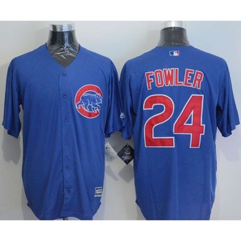 Cubs #24 Dexter Fowler Blue New Cool Base Stitched MLB Jersey Cubs #24 Dexter Fowler Blue New Cool Base Stitched MLB Jersey