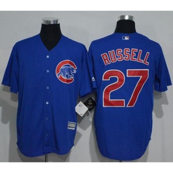 Cubs #27 Addison Russell Blue New Cool Base Stitched MLB Jersey Cubs #27 Addison Russell Blue New Cool Base Stitched MLB Jersey