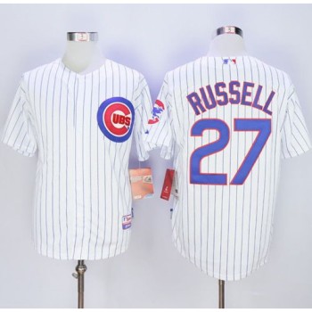 Cubs #27 Addison Russell White Home Cool Base Stitched MLB Jersey Cubs #27 Addison Russell White Home Cool Base Stitched MLB Jersey