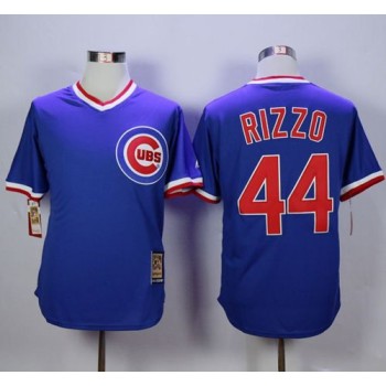 Cubs #44 Anthony Rizzo Blue Cooperstown Stitched MLB Jersey Cubs #44 Anthony Rizzo Blue Cooperstown Stitched MLB Jersey