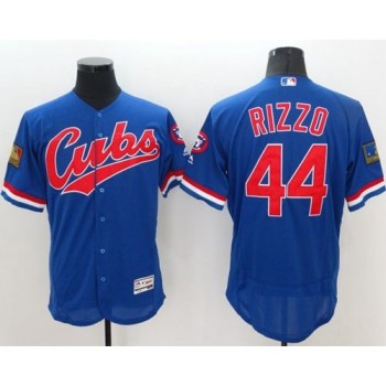 Cubs #44 Anthony Rizzo Blue Flexbase Authentic Collection 1994 Turn Back The Clock Stitched MLB Jersey Cubs #44 Anthony Rizzo Blue Flexbase Authentic Collection 1994 Turn Back The Clock Stitched MLB Jersey