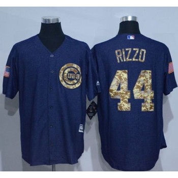 Cubs #44 Anthony Rizzo Denim Blue Salute to Service Stitched MLB Jersey Cubs #44 Anthony Rizzo Denim Blue Salute to Service Stitched MLB Jersey