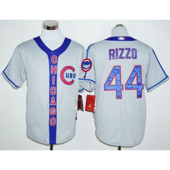 Cubs #44 Anthony Rizzo Grey Cooperstown Stitched MLB Jersey Cubs #44 Anthony Rizzo Grey Cooperstown Stitched MLB Jersey