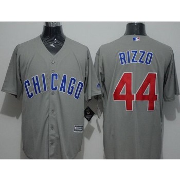 Cubs #44 Anthony Rizzo Grey New Cool Base Stitched MLB Jersey Cubs #44 Anthony Rizzo Grey New Cool Base Stitched MLB Jersey