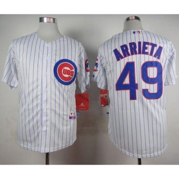 Cubs #49 Jake Arrieta White Home Cool Base Stitched MLB Jersey Cubs #49 Jake Arrieta White Home Cool Base Stitched MLB Jersey
