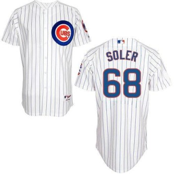 Cubs #68 Jorge Soler White Home Cool Base Stitched MLB Jersey Cubs #68 Jorge Soler White Home Cool Base Stitched MLB Jersey