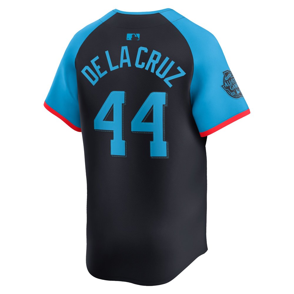 Men's National League Elly De La Cruz Navy 2024 MLB All-Star Game Limited Player Jersey Men's National League Elly De La Cruz Navy 2024 MLB All-Star Game Limited Player Jersey