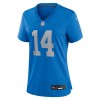 Women's Detroit Lions #14 Amon-Ra St. Brown Blue Alternate Game Jersey