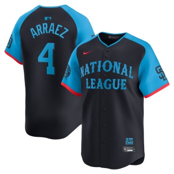 Men's National League Luis Arraez Navy 2024 MLB All-Star Game Limited Player Jersey Men's National League Luis Arraez Navy 2024 MLB All-Star Game Limited Player Jersey