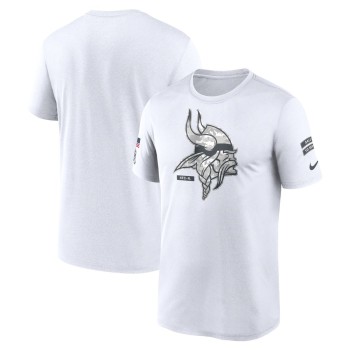 Men's Minnesota Vikings White 2024 Salute To Service Legend Performance T-Shirt Men's Minnesota Vikings White 2024 Salute To Service Legend Performance T-Shirt