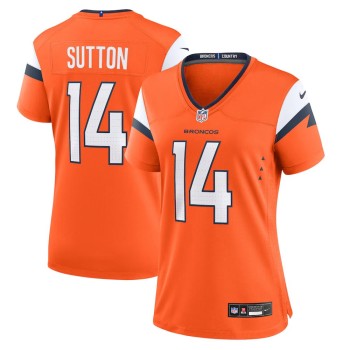 Women's Denver Broncos Courtland Sutton Orange Mile High Collection Game Jersey Women's Denver Broncos Courtland Sutton Orange Mile High Collection Game Jersey