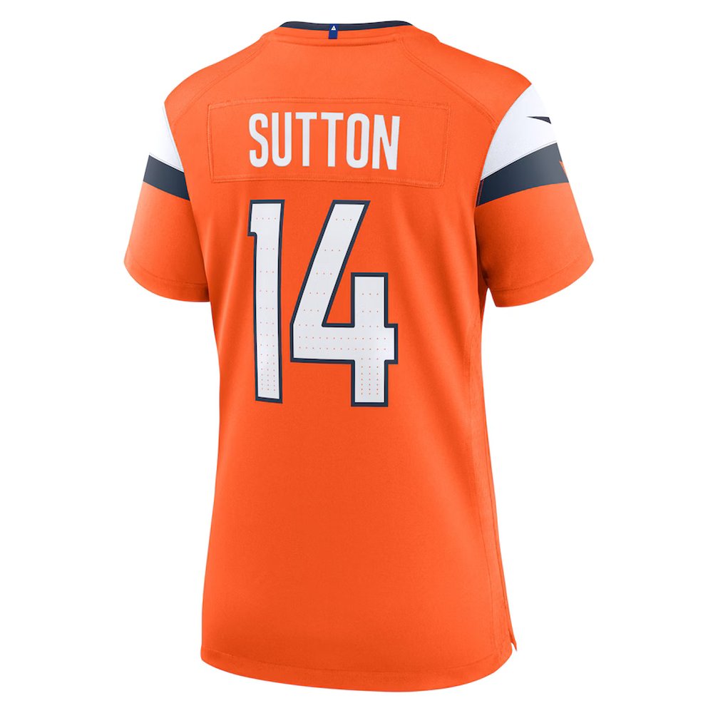 Women's Denver Broncos Courtland Sutton Orange Mile High Collection Game Jersey Women's Denver Broncos Courtland Sutton Orange Mile High Collection Game Jersey