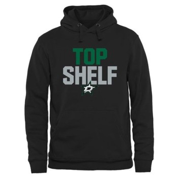 Dallas Stars Top Shelf Pullover Hoodie Black Dallas Stars Top Shelf Pullover Hoodie Black