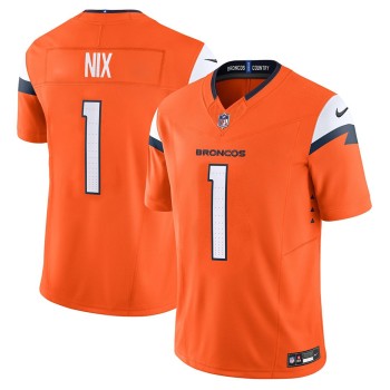 Men's Denver Broncos Bo Nix Orange 2024 NFL Draft First Round Pick Player F.U.S.E. Vapor Untouchable Limited Stitched Football Jersey Men's Denver Broncos Bo Nix Orange 2024 NFL Draft First Round Pick Player F.U.S.E. Vapor Untouchable Limited Stitched Football Jersey