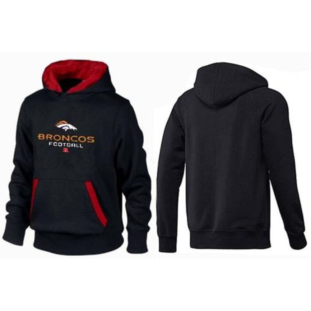 Denver Broncos Critical Victory Pullover Hoodie Black & Red