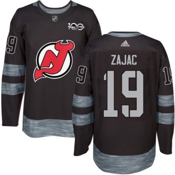 Devils #19 Travis Zajac Black 1917-2017 100th Anniversary Stitched NHL Jersey Devils #19 Travis Zajac Black 1917-2017 100th Anniversary Stitched NHL Jersey