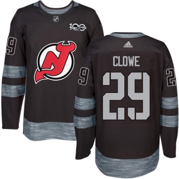 Devils #29 Ryane Clowe Black 1917-2017 100th Anniversary Stitched NHL Jersey Devils #29 Ryane Clowe Black 1917-2017 100th Anniversary Stitched NHL Jersey