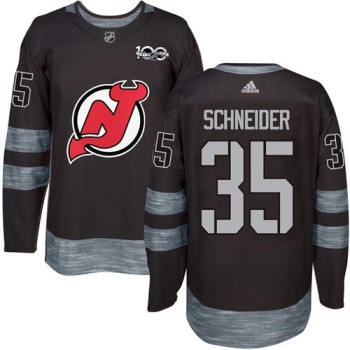 Devils #35 Cory Schneider Black 1917-2017 100th Anniversary Stitched NHL Jersey Devils #35 Cory Schneider Black 1917-2017 100th Anniversary Stitched NHL Jersey