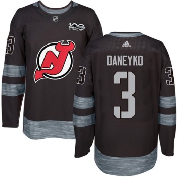 Devils #3 Ken Daneyko Black 1917-2017 100th Anniversary Stitched NHL Jersey Devils #3 Ken Daneyko Black 1917-2017 100th Anniversary Stitched NHL Jersey