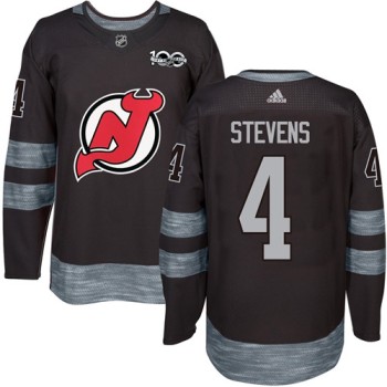 Devils #4 Scott Stevens Black 1917-2017 100th Anniversary Stitched NHL Jersey Devils #4 Scott Stevens Black 1917-2017 100th Anniversary Stitched NHL Jersey