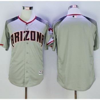Diamondbacks Blank Gray/Brick New Cool Base Stitched MLB Jersey Diamondbacks Blank Gray/Brick New Cool Base Stitched MLB Jersey