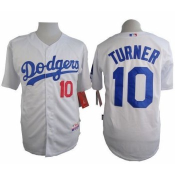 Dodgers #10 Justin Turner White Cool Base Stitched MLB Jersey Dodgers #10 Justin Turner White Cool Base Stitched MLB Jersey